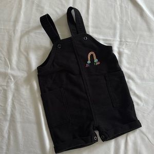 Baby cloths / pride outfit/ black overalls for baby/ baby outfits